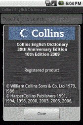 download Collins English Dictionary and Thesaurus 2011 Complete Unabridged apk